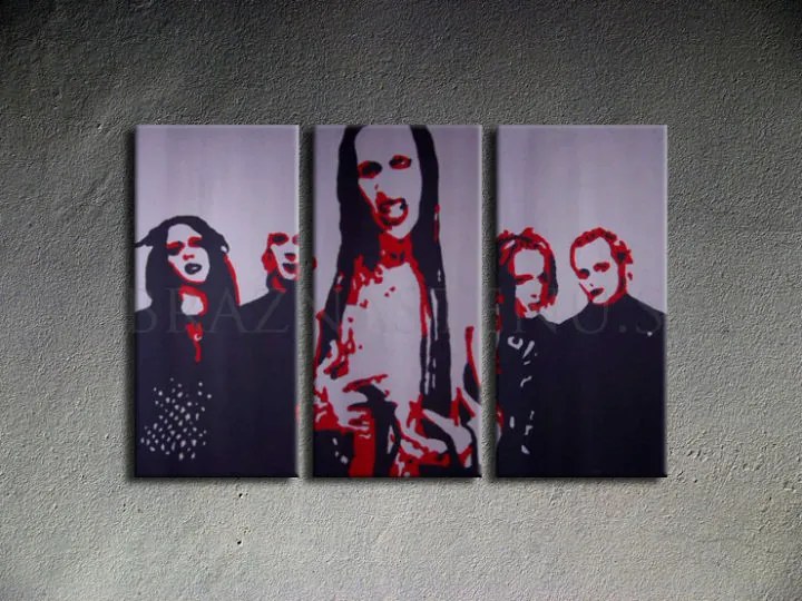 Ručne maľovaný POP Art obraz Marilyn Manson | rôzne rozmery