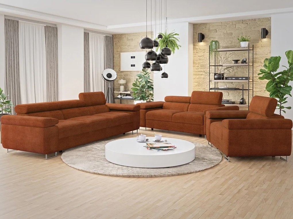 Sedacia súprava Torezio 3+2+1, Dostupné poťahy: Soft 066 + Lux 03 ekokoža