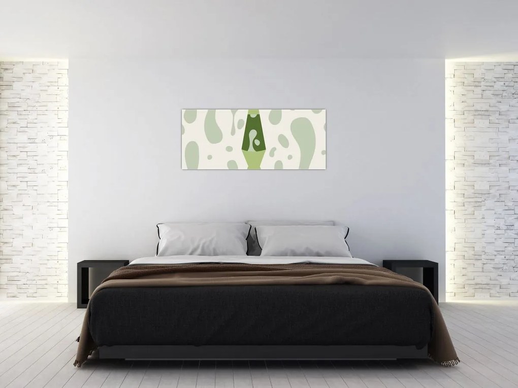 Obraz - Hippies, lávová lampa (120x50 cm)