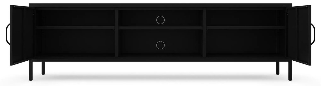 RTV skrinka XL ROSARIA 1700 x 400 x 500, čierna