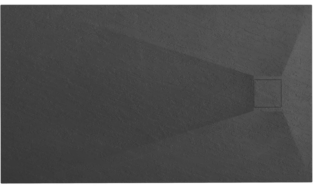 Rea Magnum Black, SMC sprchová vanička 120x80x2,5 cm, čierna, REA-K3331