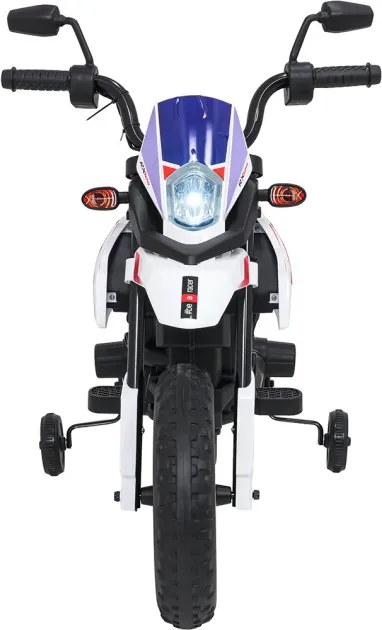Elektrická motorka Aprilia RX biela