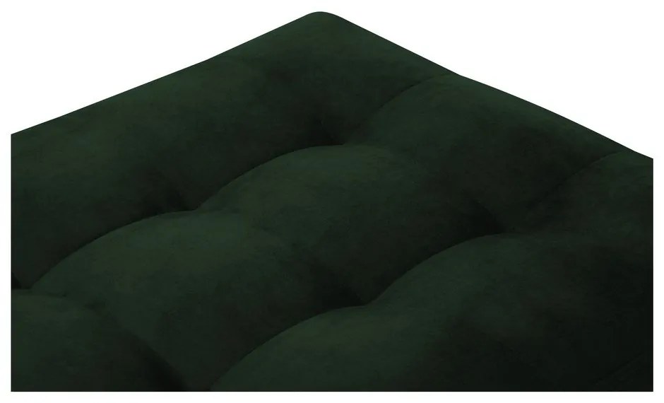 Zelená zamatová podnožka Milo Casa Santo