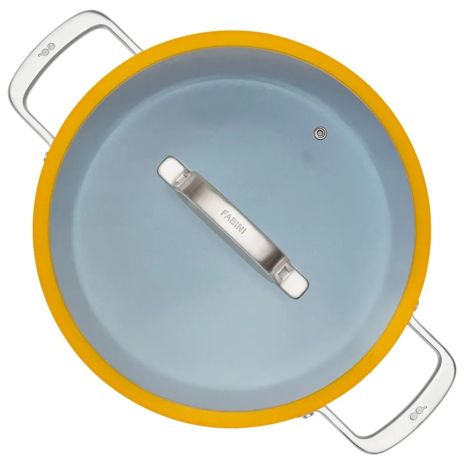 Panvica s pokrievkou/s keramickým povrchom ø 28 cm tegame Meda 3.0 – FABINI