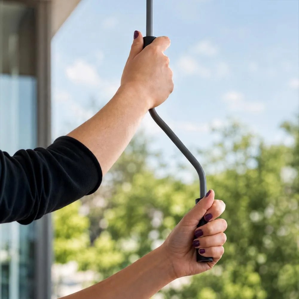 Zvislá markíza Avenberg TACOMA šírka 160 cm - Sivá