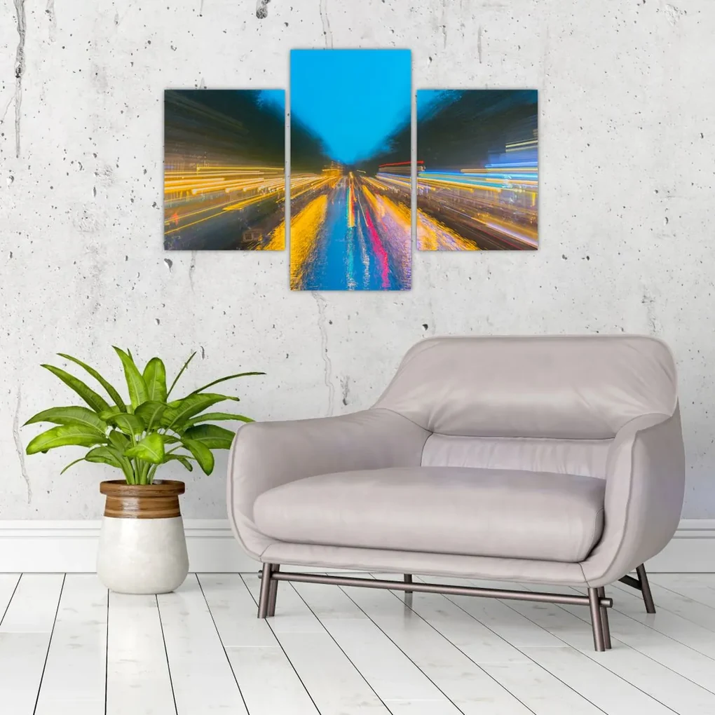 Obraz - Maľba abstrakcie (90x60 cm)
