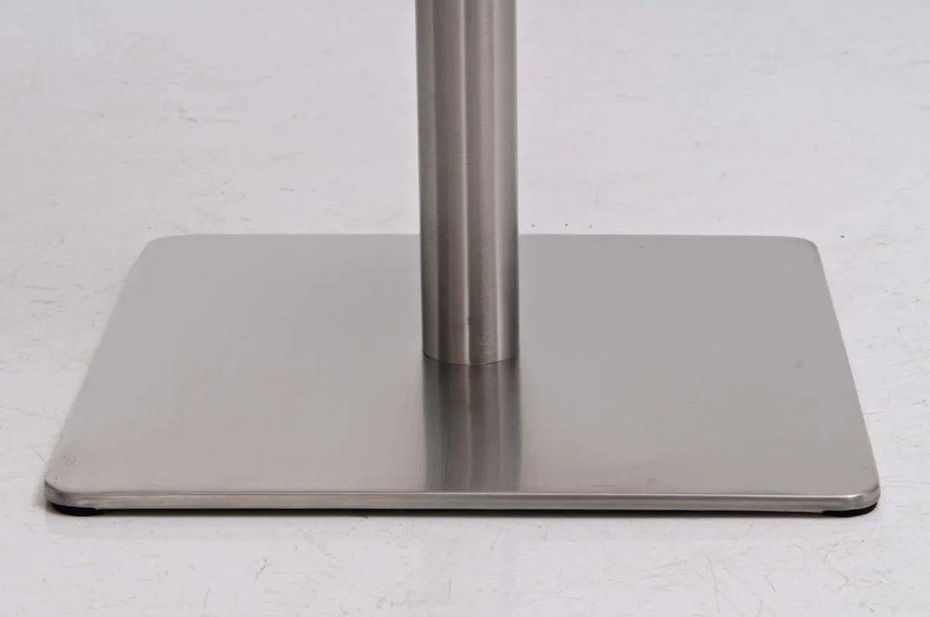 Barová stolička Pamela nerez - Čierna