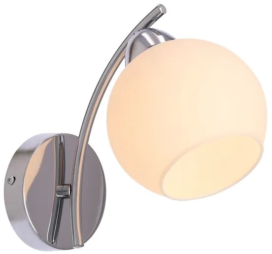 Nástenná lampa AMOS 1xE27/40W/230V lesklý chróm