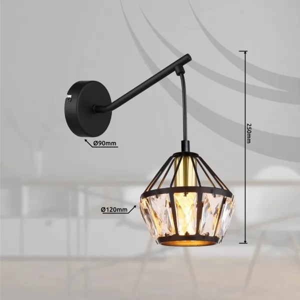 Globo 54359W - Nástenné svietidlo LOIS 1xE14/40W/230V