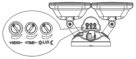 Top Light Siena C PIR - LED Reflektor so senzorom SIENA 2xLED/20W/230V IP65