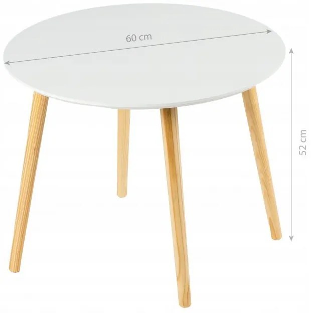 Goodhome Konferenčný stolík 60 cm, FH-CGCT002