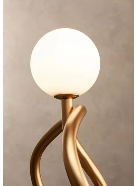 Redo 01-3258 - Luster na tyči CONFUSIO 5xE14/28W/230V priemer 96 cm zlatý