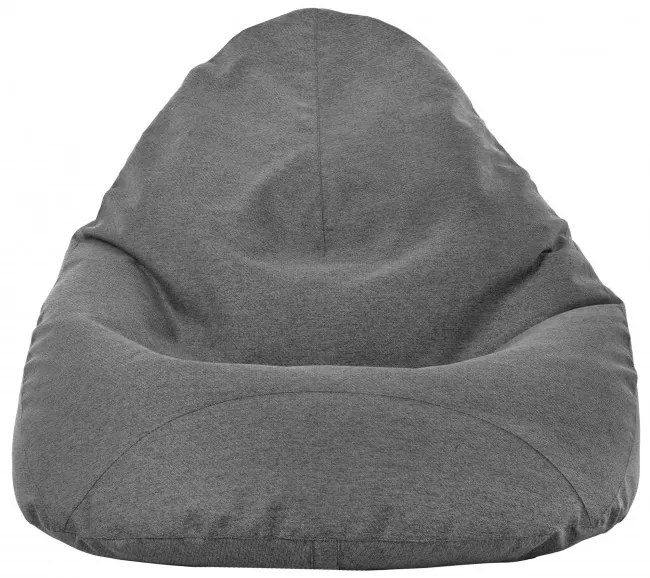 Sedací vak DROP XXL melanž čierny