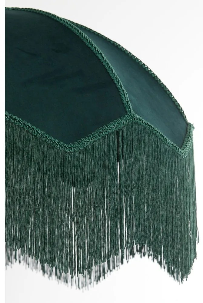 Závesné svietidlo v petrolejovej farbe s textilným tienidlom ø 50 cm Malacia – Light &amp; Living