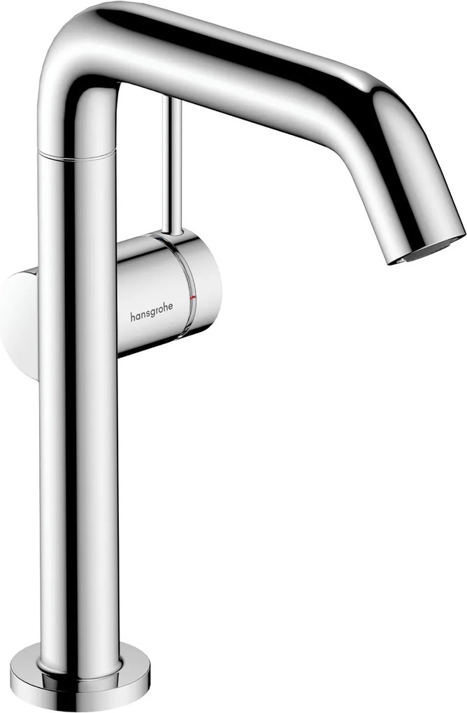 Hansgrohe Tecturis S, páková umývadlová batéria 210 Fine CoolStart EcoSmart+ s otočným výtokom a odtokovou súpravou, chrómová, HAN-73360000