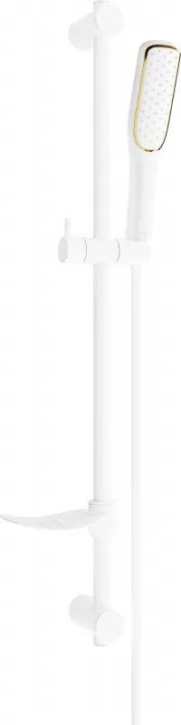 Mexen DF49 posuvná sprchová súprava, biela- 785494582-25