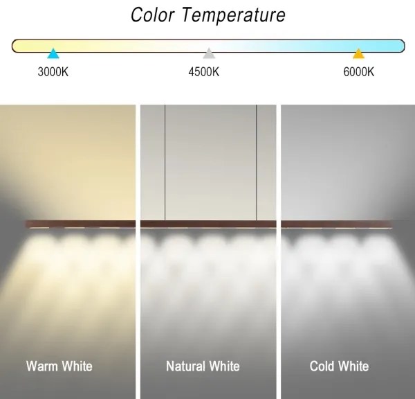 Immax NEO 07309L-LED stmievateľný luster na lanku so senzorom MADEIRA 37W/230V 157 cm orech
