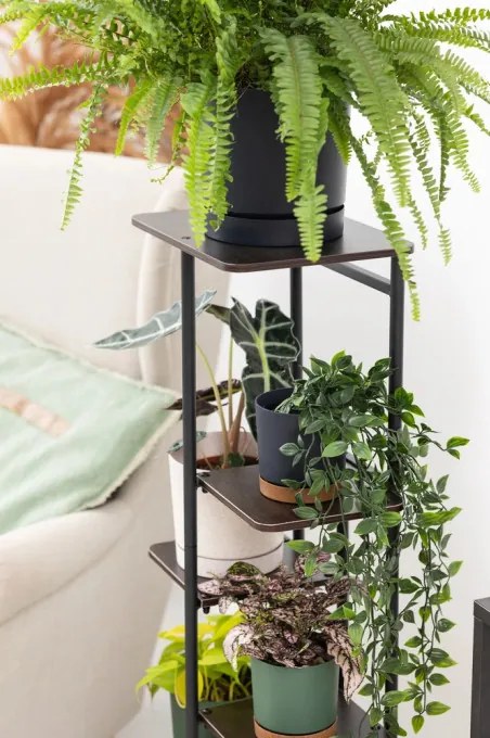 Stojan na kvety MONDO čierny