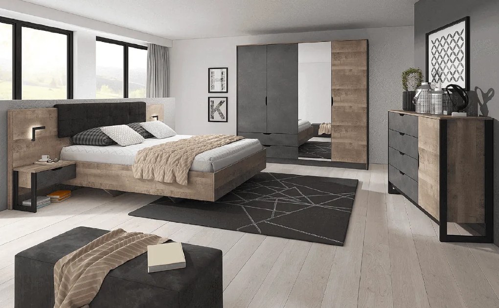 LM Šatníková skriňa Bergen 220