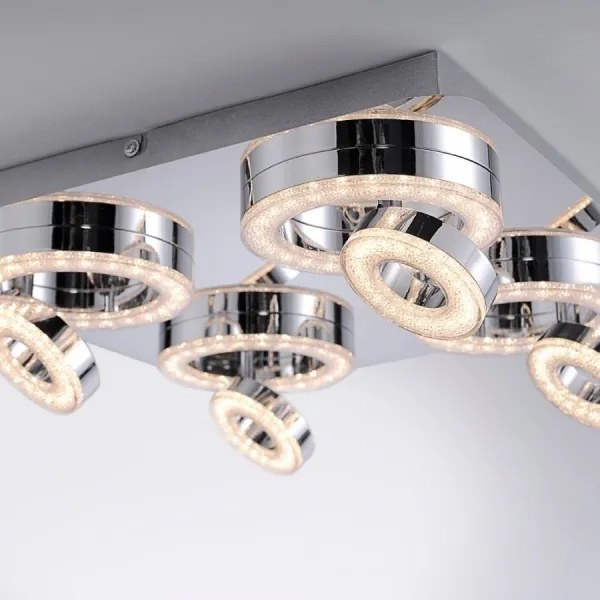 Leuchten Direkt 14522-17 - LED Bodové svietidlo TIM 4xLED/2,8W/230V + 4xLED/3,1W