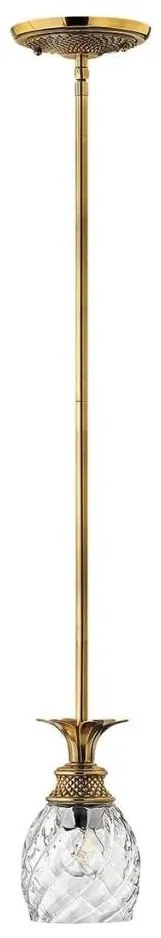 Hinkley HK-PLANTATION-MP-BB - Luster na tyči PLANTATION 1xE27/60W/230V zlatá