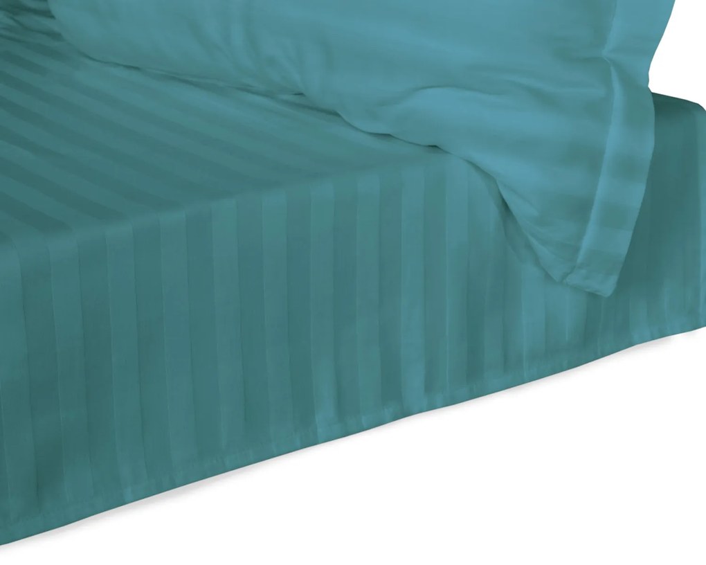 BAMBUSOVÉ PRESTIERADLO STRIPE 220X260 CM TYRKYSOVÉ