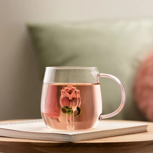 Šálka ROSADO s ružou 724565 400 ml