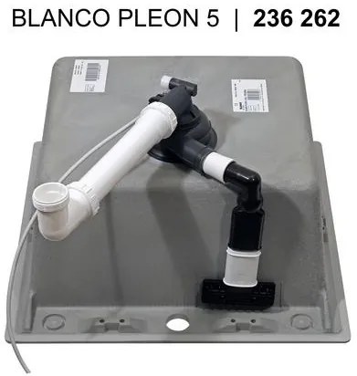Granitový drez Blanco PLEON 5 InFino antracit s excentrom