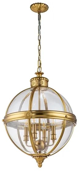 Feiss FE-ADAMS-4P-BB - Luster na reťazi ADAMS 4xE14/60W/230V zlatá