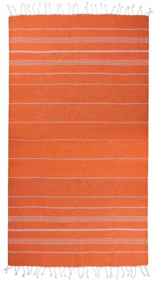 The One Towelling Plážová osuška Hamam Sultan - Modrá / biela | 100 x 180 cm