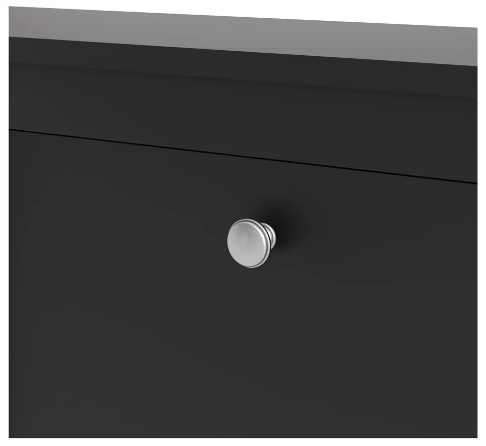 Čierna výklopná skrinka na topánky Madrid – Tvilum