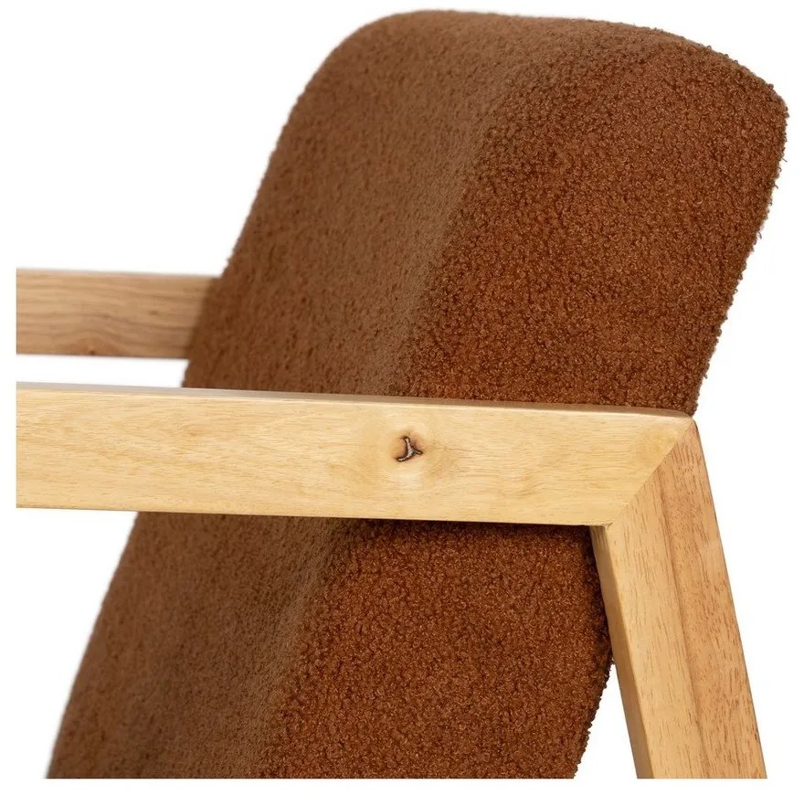 Hnedé hojdacie kreslo – Ixia