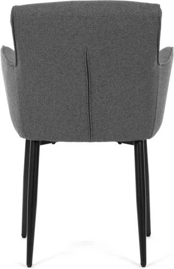 Jedálenská stolička sivá DCH-J2159 GREY2