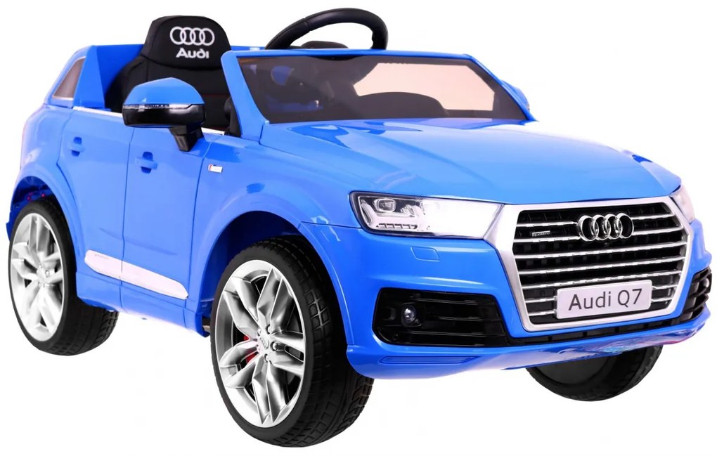 RAMIZ Elektrické autíčko Audi Q7 Quattro S-Line + diaľkové ovládanie + EVA + MP3 LED rádio