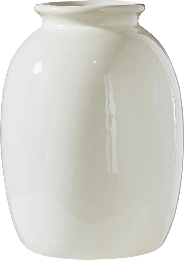 MOUNTAIN LODGE Váza lyžiari 18 cm - biela