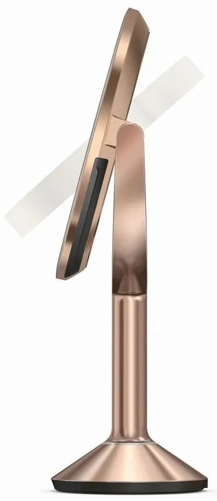 Zrkadlo Simplehuman so senzorom TRIO s dotykovým ovládaním, rose gold