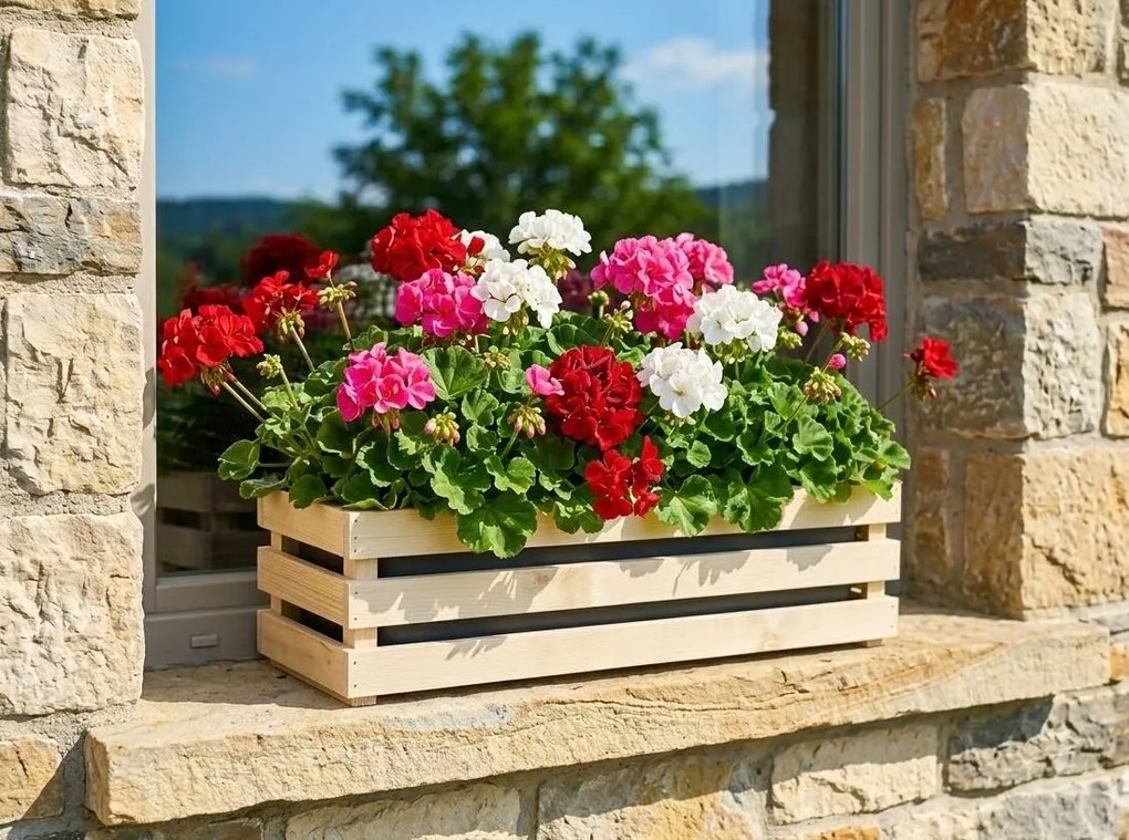 AMADEA Drevený obal s hrantíkom, 62x21,5x17cm Český výrobok