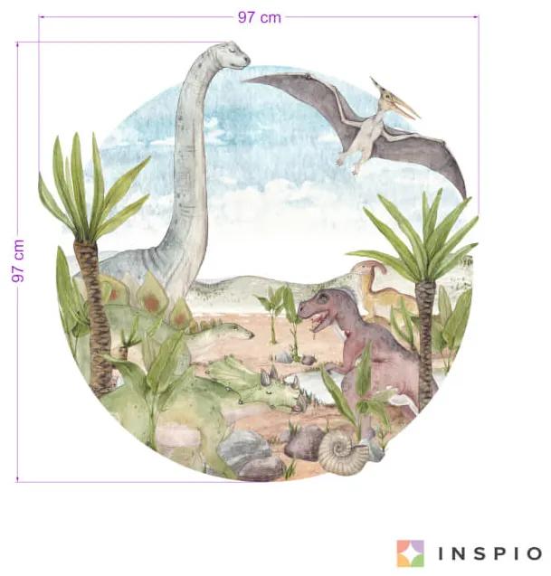 Nálepky na stenu - Prehistorický svet dinosaurov