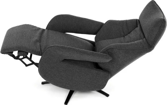 Polohovacie kreslo sivé, elektrické TV-B3973 GREY2