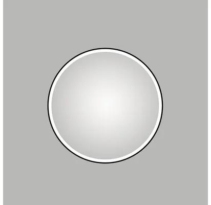Zrkadlo do kúpeľne DSK LED Black Circular Ø 100 cm
