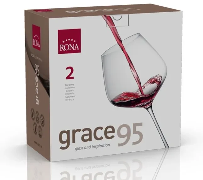 Rona Poháre na víno GRACE 950 ml, 2 ks