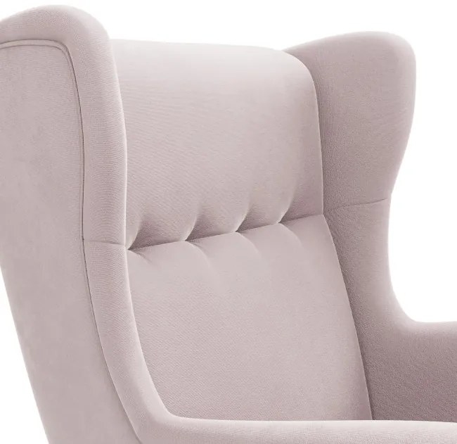 Kreslo VELO svetloružové