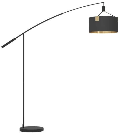 Eglo 39966 - Stojacia lampa TORTOLA 3xE27/40W/230V čierna/zlatá