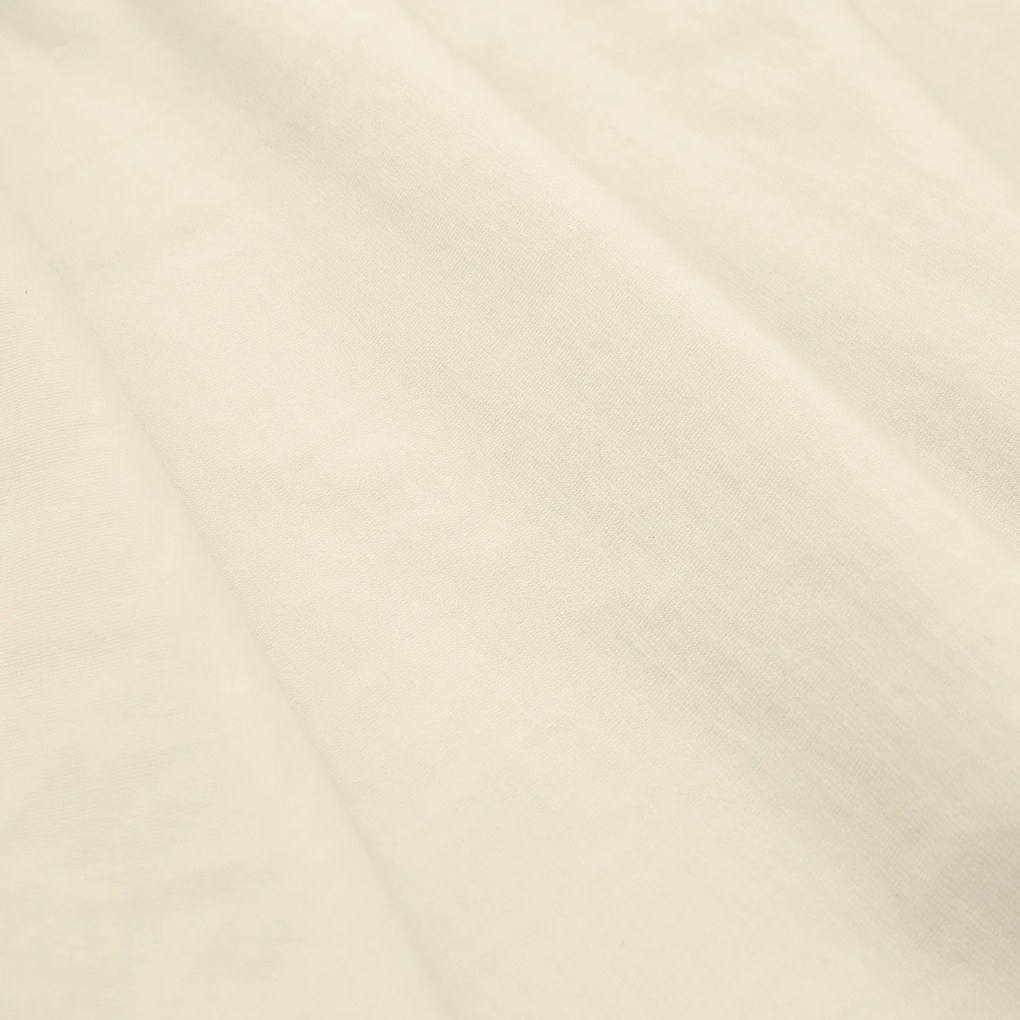 JERSEY PRESTIERADLO 160X200 CM, VÝŠKA 30 CM KRÉMOVÉ