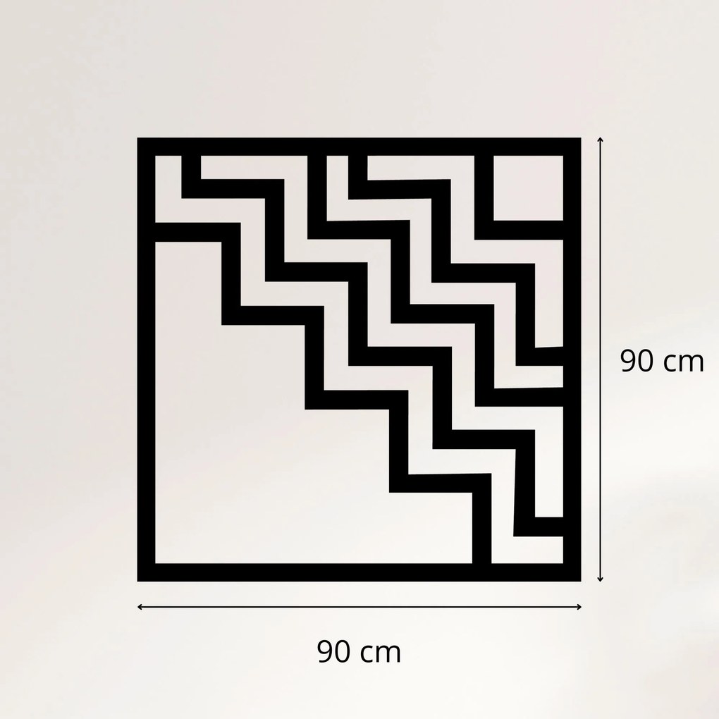 SENTOP | Geometrická drevená dekorácia na stenu | Moderný dizajn | SENTOP HDF0397-A