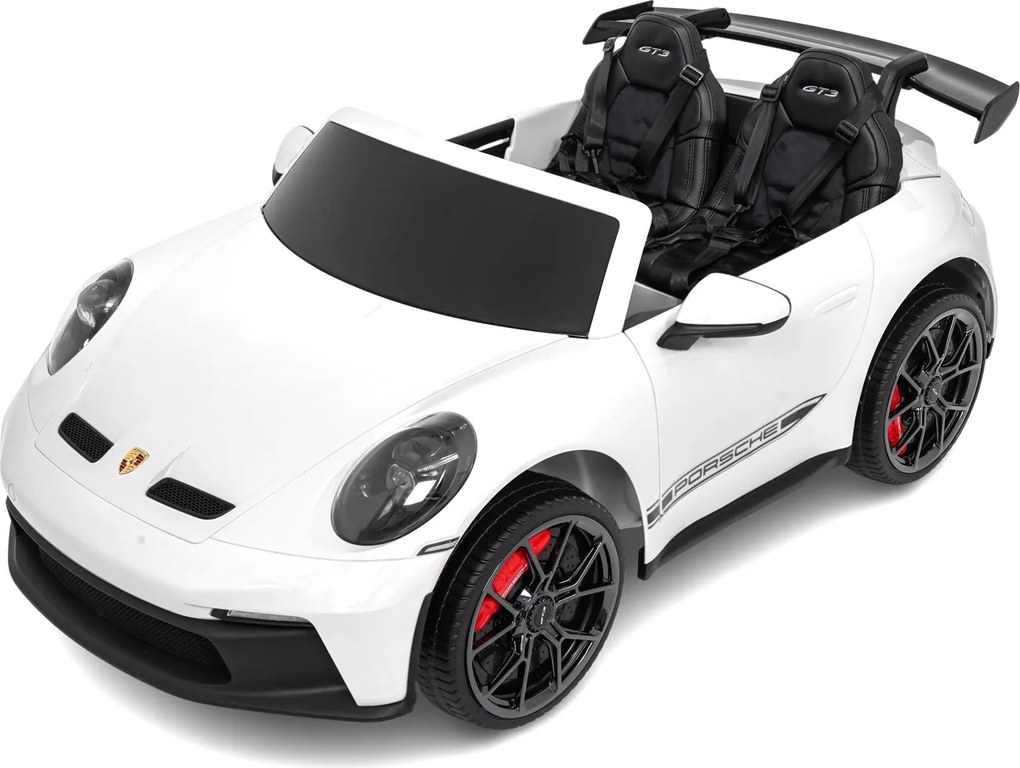Ramiz Detské pretekárske auto Porsche 911 GT3 MP4 biele