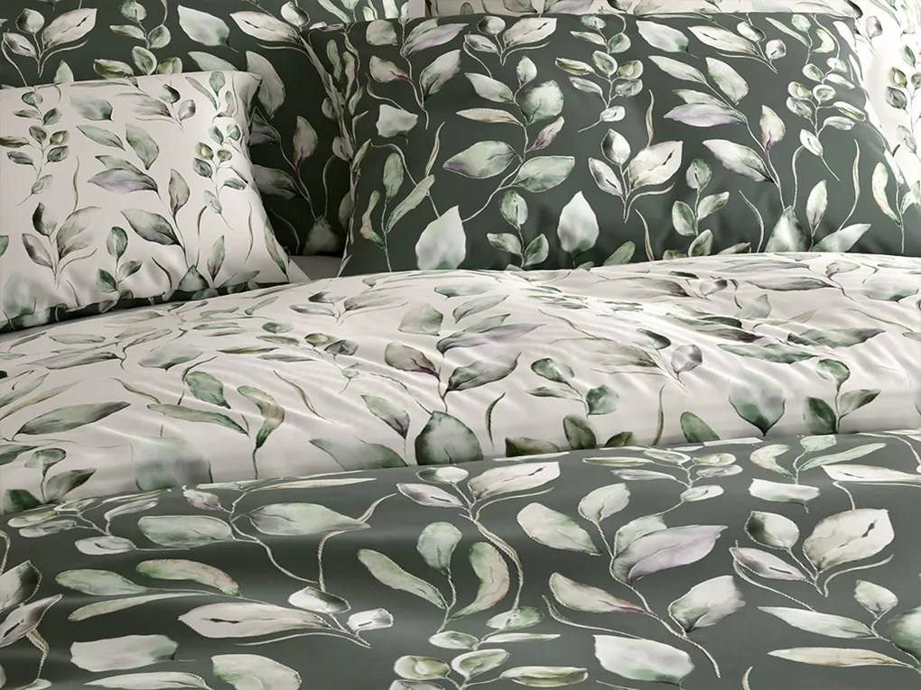 Obliečky z mikrovlákna DREAMFLOR zelené Rozmer obliečky: 70 x 90 cm | 140 x 200 cm