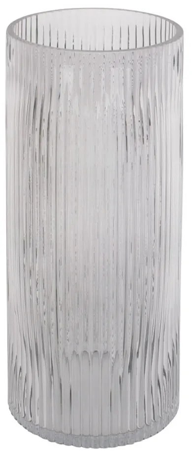 Sivá sklenená váza PT LIVING Allure, výška 30 cm