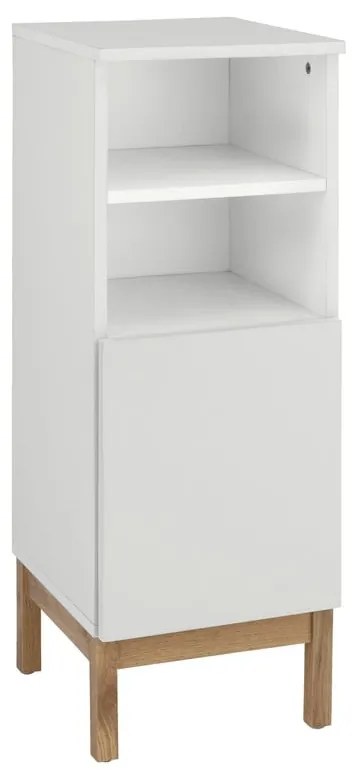 Biela nízka kúpeľňová skrinka 30x86 cm Mirza - Støraa