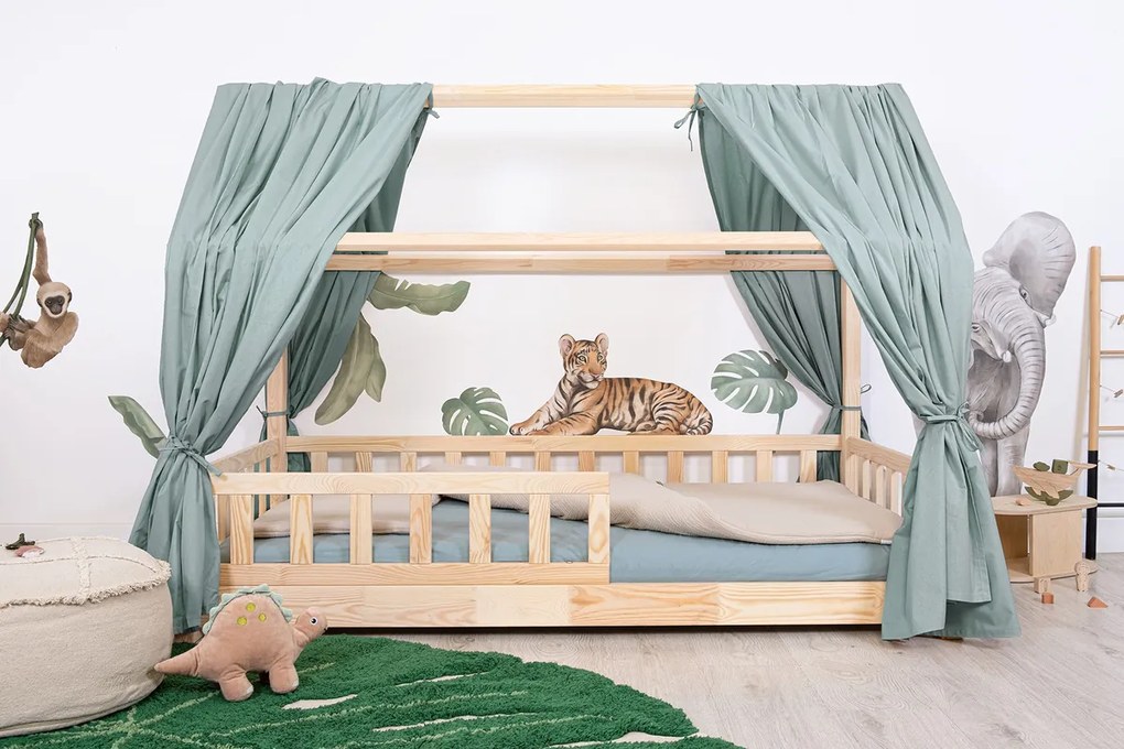 Ourbaby 23450-0 House bed Tea 200x140 cm prírodná